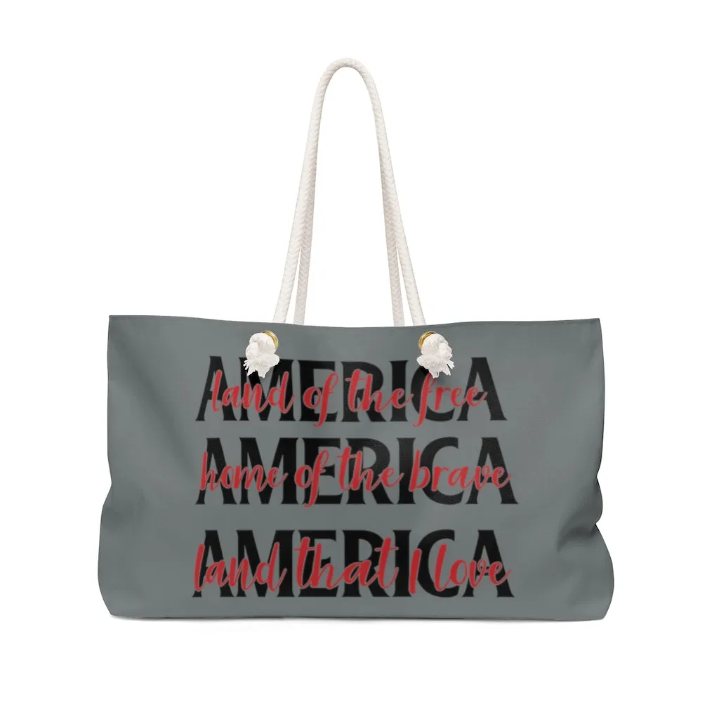 American Home Weekender Bag
