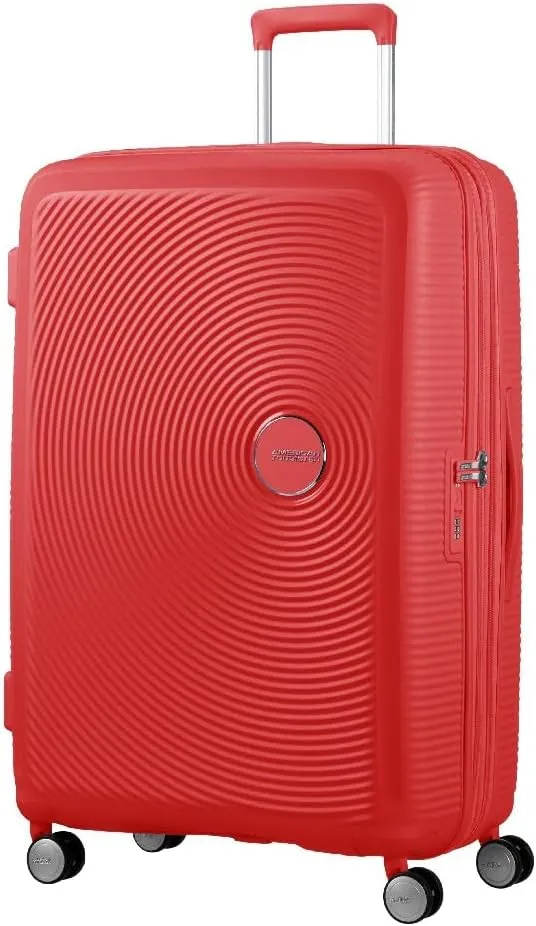 American Tourister Unisex Adult Soundbox, Red (Coral Red), Spinner L EXP (77 cm-97/110 L)