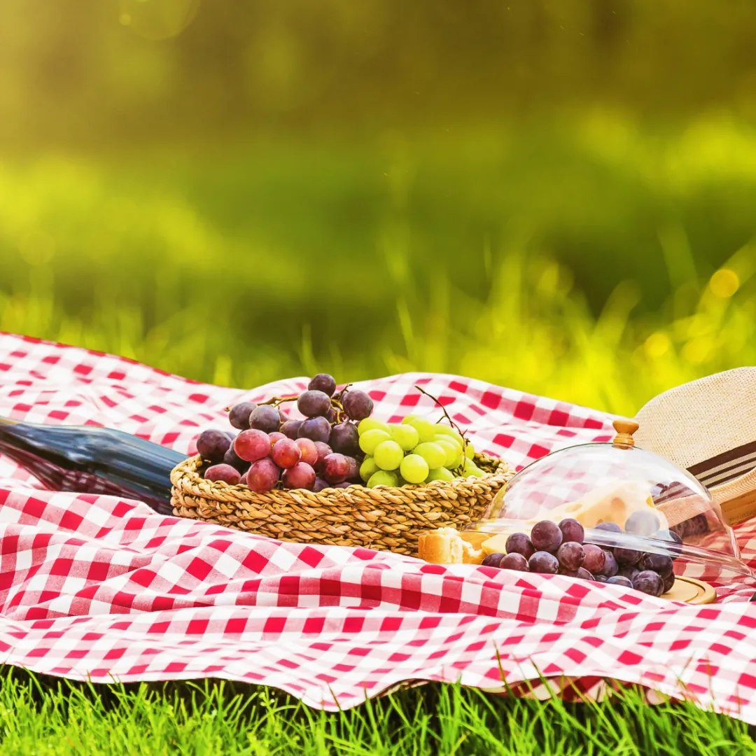 Aransas Waterproof Picnic Blanket with handle: Yellow