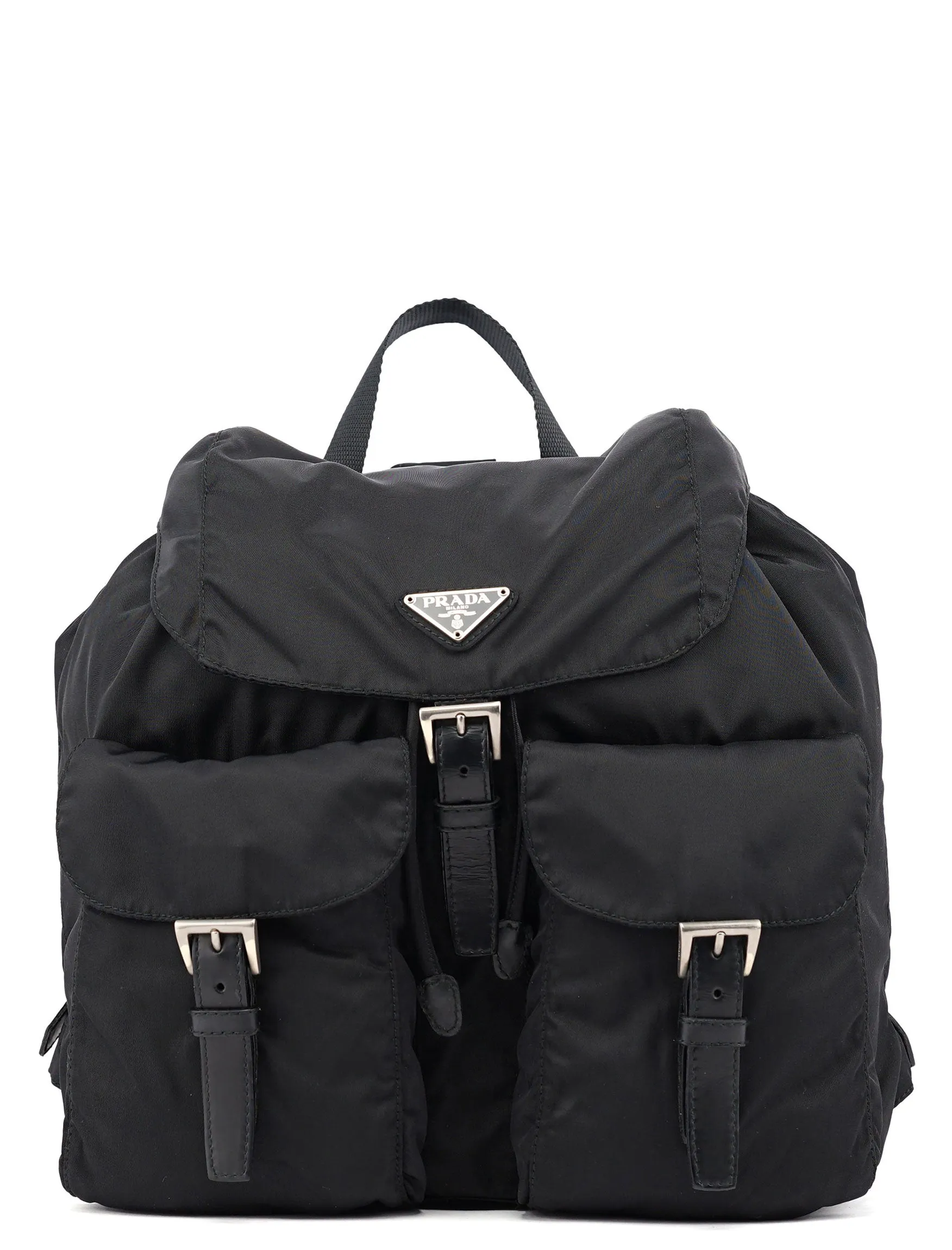 B2811 Black Tessuto Vela Backpack
