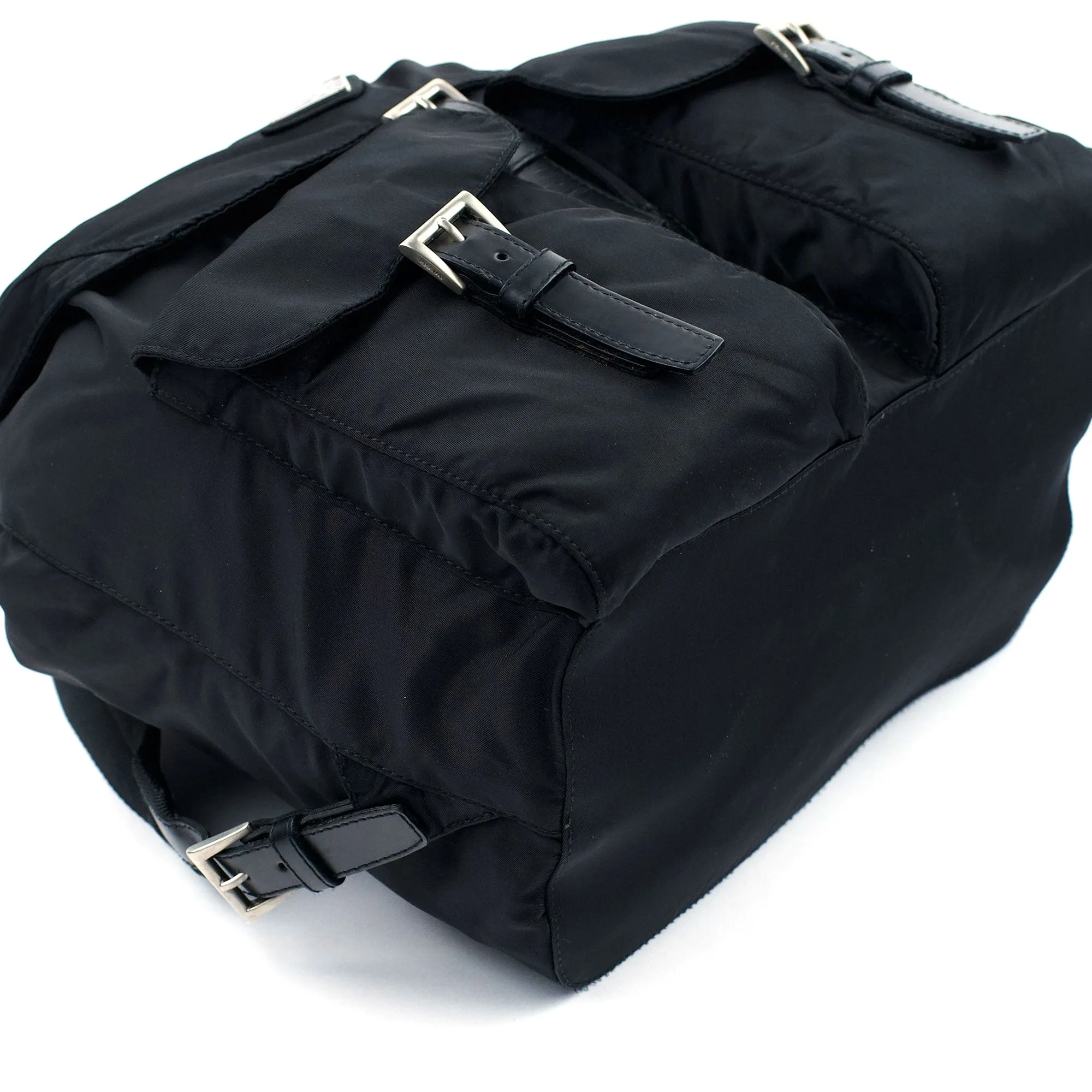 B2811 Black Tessuto Vela Backpack