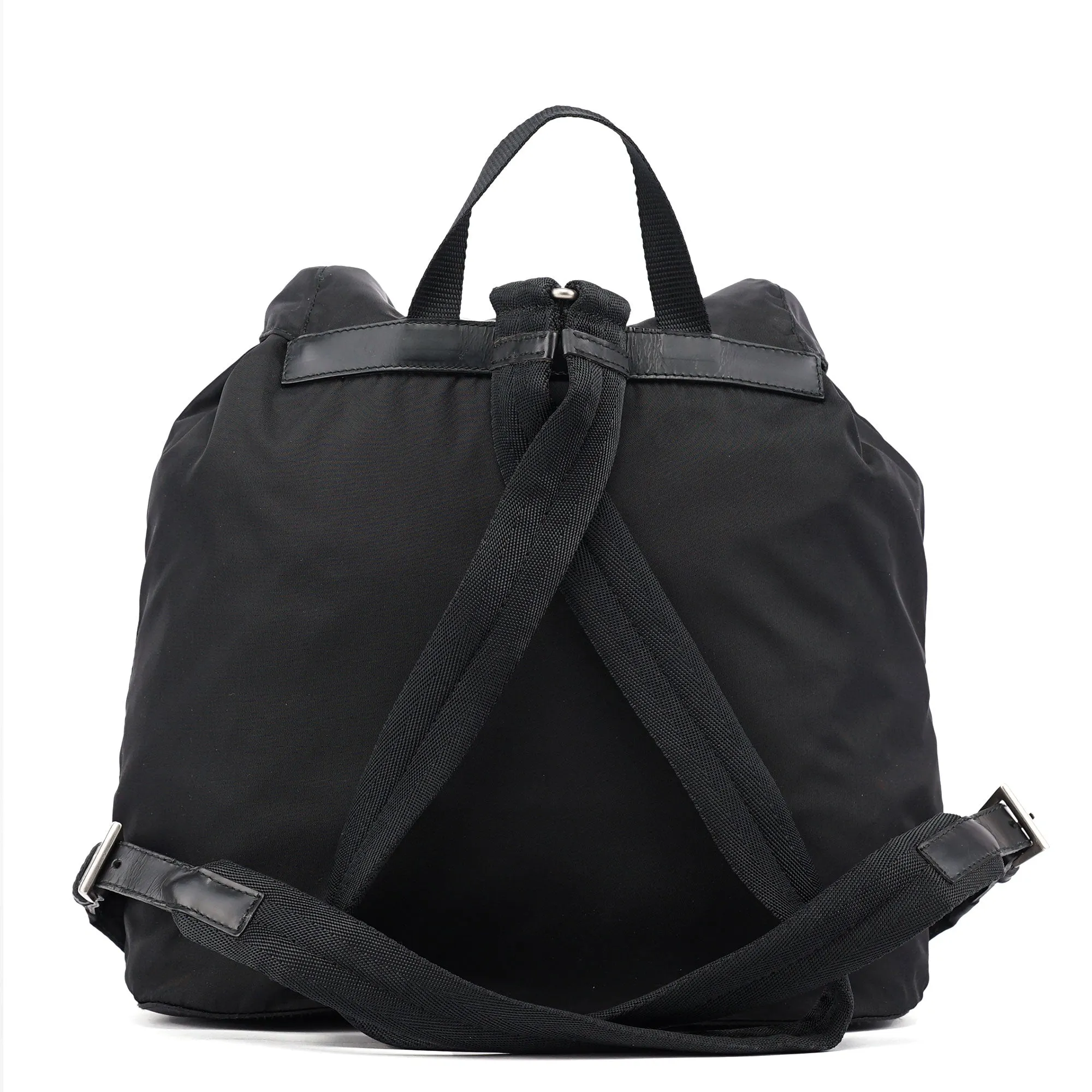 B2811 Black Tessuto Vela Backpack
