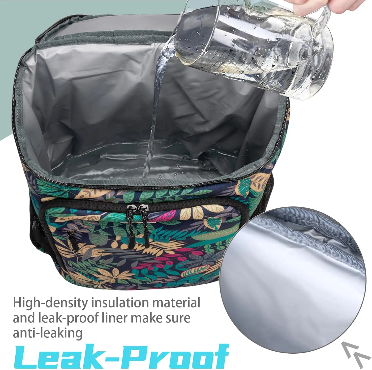 BAGLHER Lightweight Insulated Cooler Backpack - 30 Cans, Leak-Proof for Lunch, Picnic, Hiking, Camping Trips