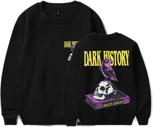Bailey Sarian Dark History Logo Merch Crewneck Sweatshirts Cosplay Women Men Fashion HipHop Long Sleeve Tee