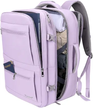 BALEINE Travel Backpack for Women Men, Large Sturdy Carry On Laptop Backpack Gifts for Business, Casual, Weekender, Hiking (XL, Lavender)