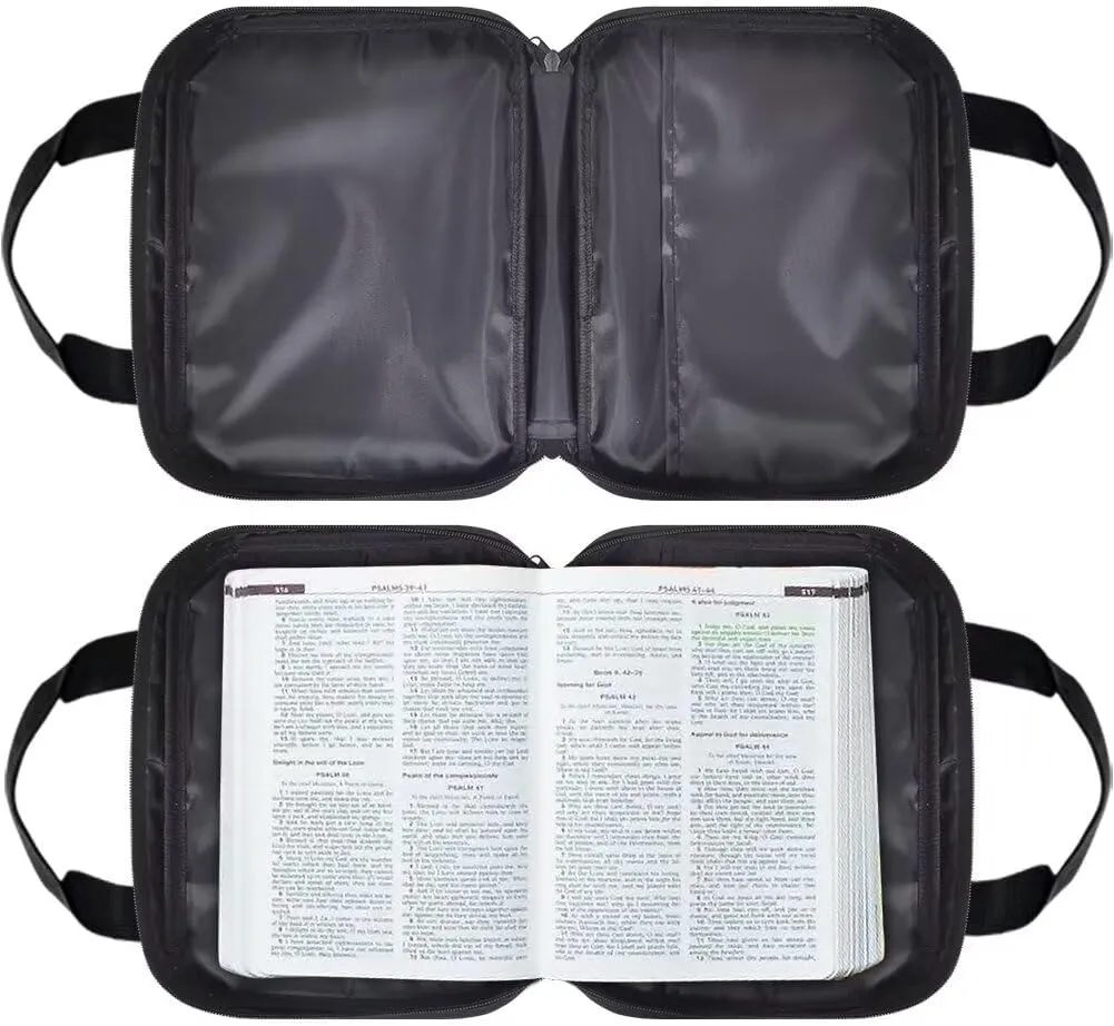 Banana Fruits Print Bible Cover Bag for Women, Bible Tote with Handle,Study Bible Case,Bible Bag for Kids