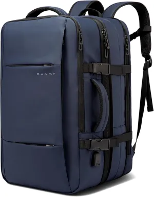 BANGE 45L Travel Backpack, Expandable Backpacks,Traveling Business Backpack For 17.3” Laptop,Airport Suitcase Backpack For Men