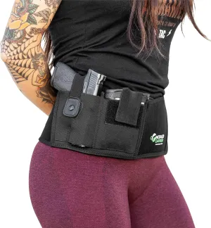 Belly Band Holster for Concealed Carry | Combat Veteran Owned Company |IWB Holster | Waist Band Handgun Carrying System | Hand Gun Elastic Holder for Pistols