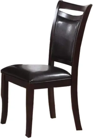 Benjara Benzara Wooden, Dark Brown Dining Chair (Set of 2),