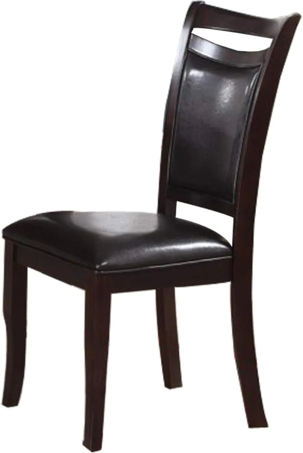 Benjara Benzara Wooden, Dark Brown Dining Chair (Set of 2),