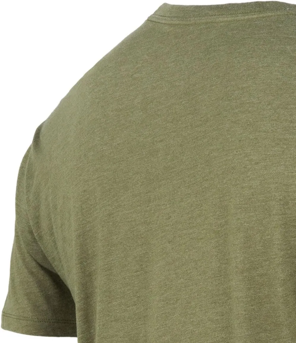 Beretta Men's Retro 2.0 SS Casual Durable Active Wear Ribbed Crew Neck Logo Print Double Needle Hems Short Sleeve T-Shirt