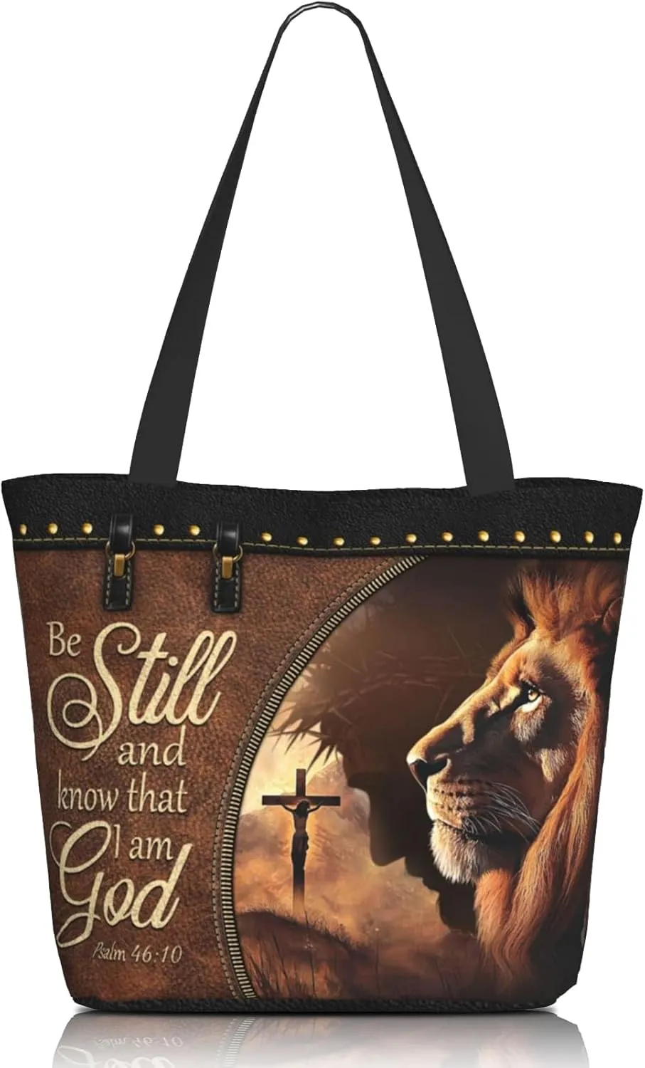 Bible Tote Bags for Women Christian Tote Bag Church Shoulder Bag Inspirational Bags With Zipper Christian Gift