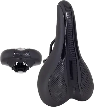 Bicycle Saddle、High Elasticity Comfort Mountain Bike seat，Breathable, Shock-Absorbing Racing Replacement Parts There Installation Methods Double-Track/Clamping Code