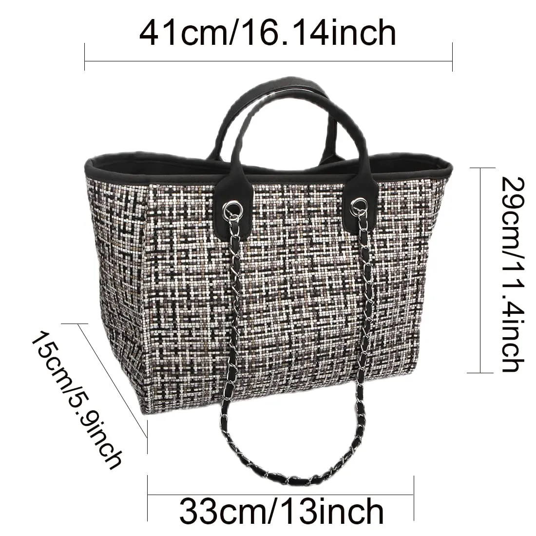 Big Capability Stripes Shoulder Bag Oversized Striped Fabric Tote Purses Bag Camo Top Handle Casual Handbag French Basket