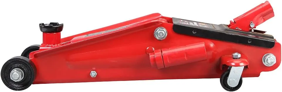 BIG RED TAM83006 Torin Hydraulic Trolley Service/Floor Jack with Extra Saddle (Fits: SUVs and Extended Height Trucks), 3 Ton (6,000 lb) Capacity, Red