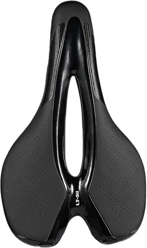 Bike Seat Cushion, Comfort & Shock-Absorbing Bike Saddle with Rechargeable Taillight, Non-Slip & Waterproof for Men, Women