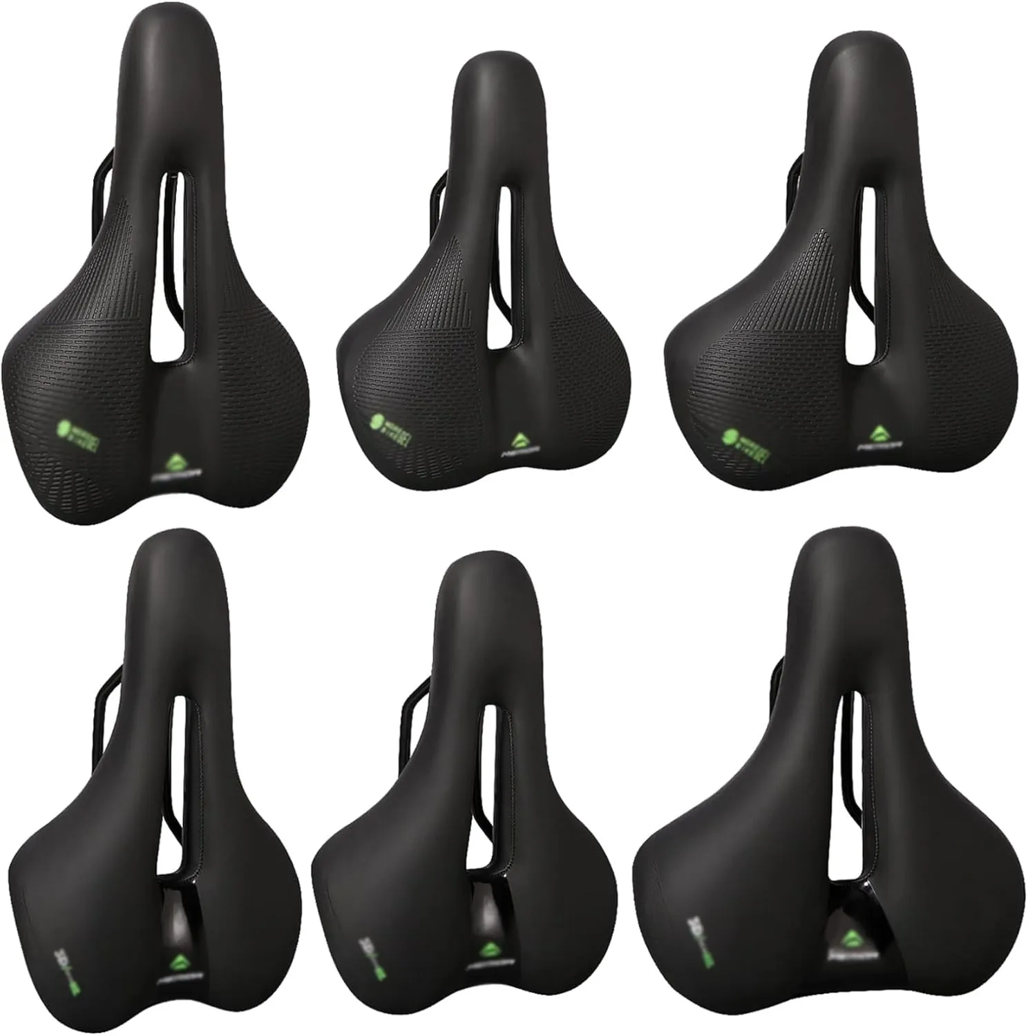 Bike Seat Cushion -Exercise Bike Saddle -Gel Soft, Breathable Shock-Absorbing Universal Cycle Saddle,for Mountain, Road, Exercise Bikes Comfortable Replacement