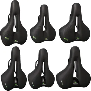 Bike Seat Cushion -Exercise Bike Saddle -Gel Soft, Breathable Shock-Absorbing Universal Cycle Saddle,for Mountain, Road, Exercise Bikes Comfortable Replacement