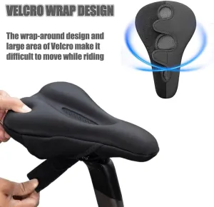 Bike Seat Cushion for Cannondale Trail 5, Ultra-Comfort Gel Bike Seat for Men & Women – Soft Ergonomic Bicycle Saddle, Non-Slip Breathable Design,A