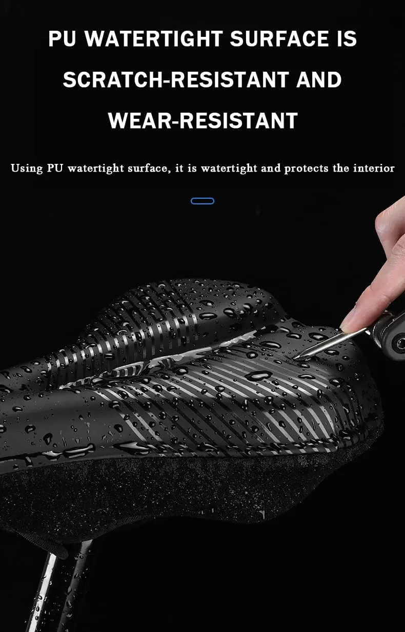 Bike Seat Cushion for Diamondback Bicycles Podium Vitesse Disc Bicycles Release, Memory Foam & Gel Padded Cover Bicycle Seat for Men Women Shock-Absorbing Comfort Bike Seat Pad,C