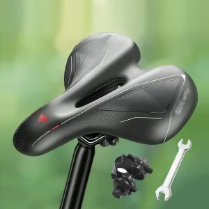 Bike Seat Ergonomic -Road Bike Saddles Soft Ultra Comfortable Memory Foam Padded Bicycle Seat,Breathable, Shock-Absorbing,for Men & Women Bike Accessories