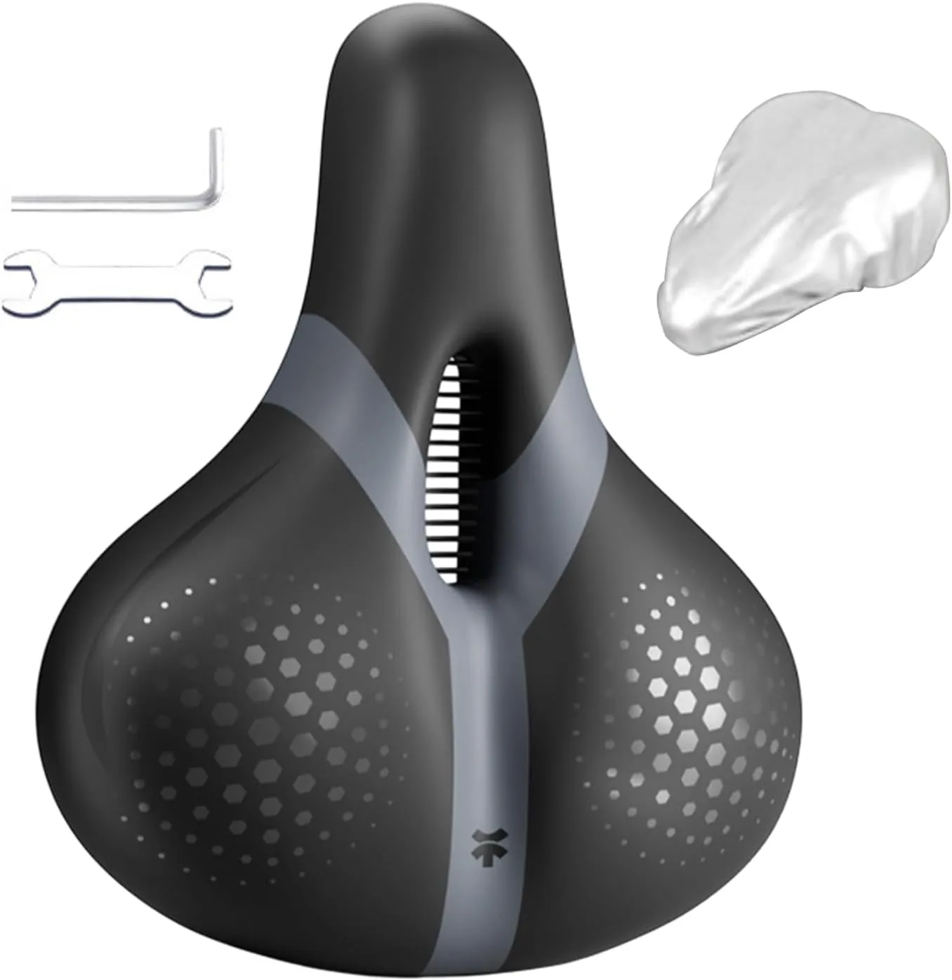 Bike Seats for Comfort Men | Comfortable Saddle Cushion Replacement - Shock Absorbing Riding Accessories for Men Women Boys Girls Adults Long Distance Biking