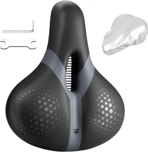 Bike Seats for Comfort Men | Comfortable Saddle Cushion Replacement - Shock Absorbing Riding Accessories for Men Women Boys Girls Adults Long Distance Biking
