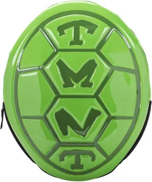 Bioworld Teenage Mutant Ninja Turtles Hard Shell Youth 16” Backpack With Character Hood