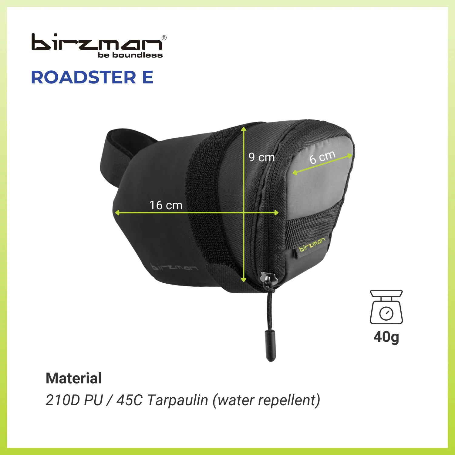 Birzman Roadster E Saddle Bag