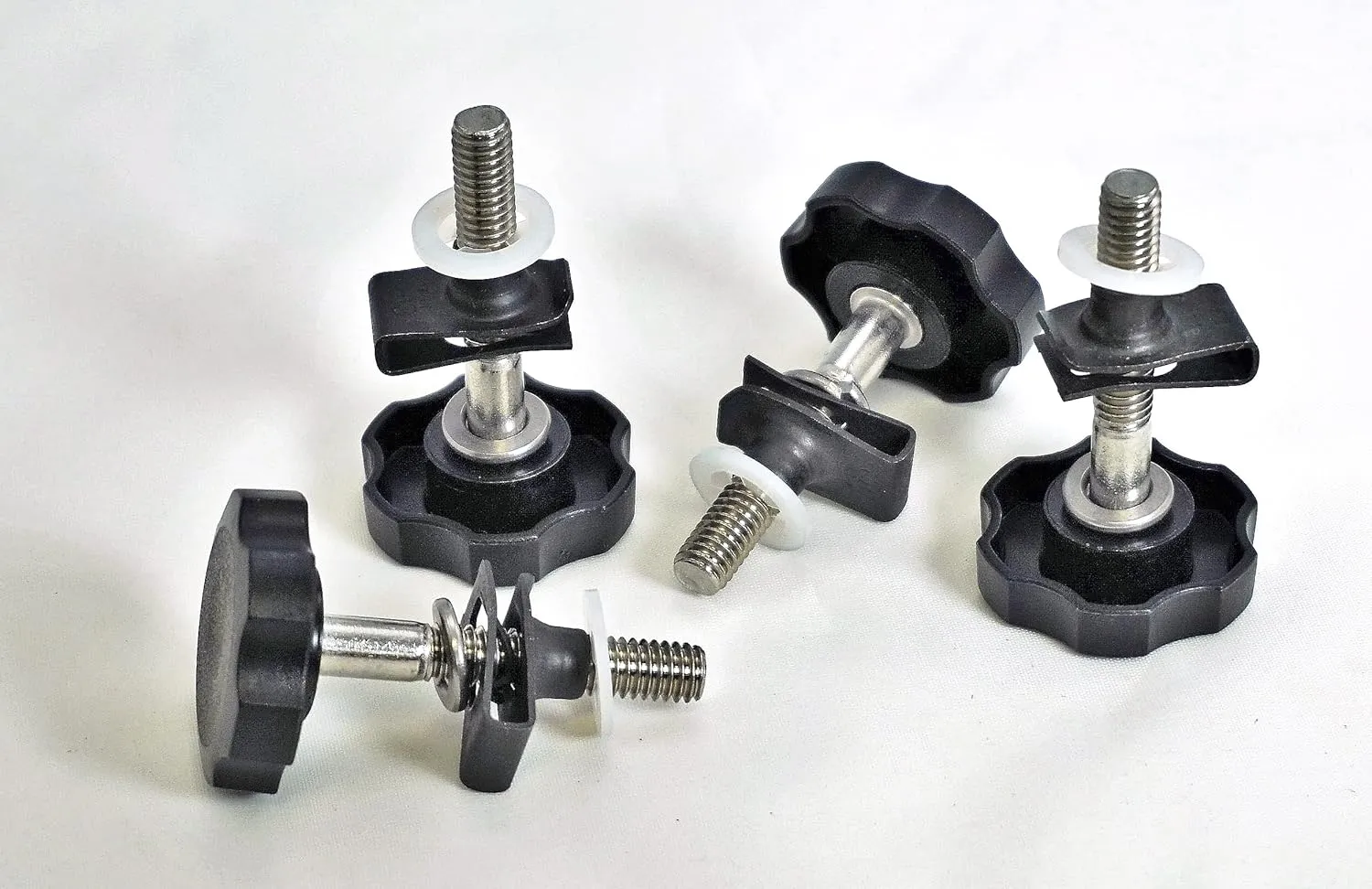 Black 2010-2015 Victory Saddlebag Mounting Hardware Knobs for Cross Country Cross Roads Magnum 8 Ball Theft Deterrent