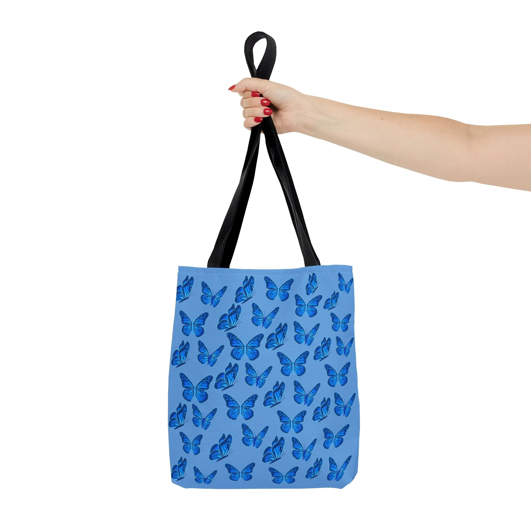 Blue Butterfly Tote Bag