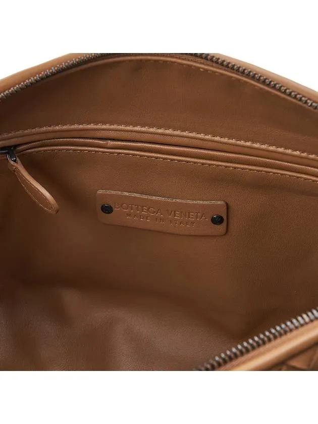 Bottega Veneta Small Intrecciato Shoulder Bag Brown