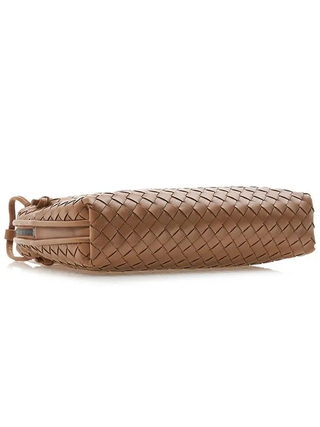 Bottega Veneta Small Intrecciato Shoulder Bag Brown