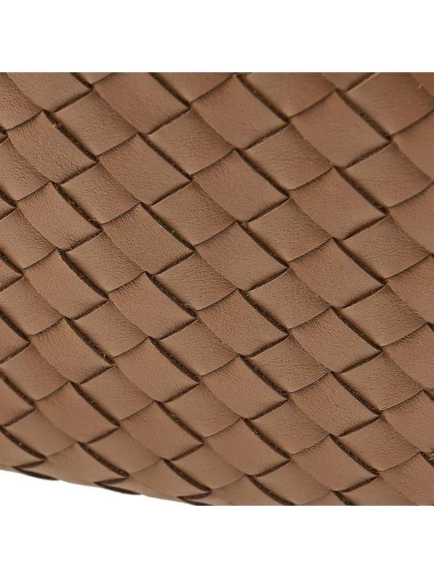 Bottega Veneta Small Intrecciato Shoulder Bag Brown
