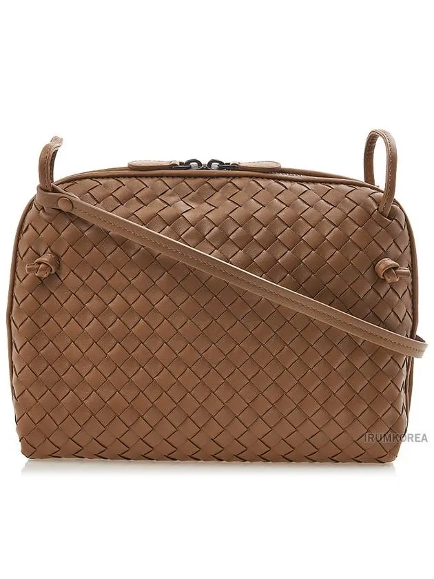 Bottega Veneta Small Intrecciato Shoulder Bag Brown