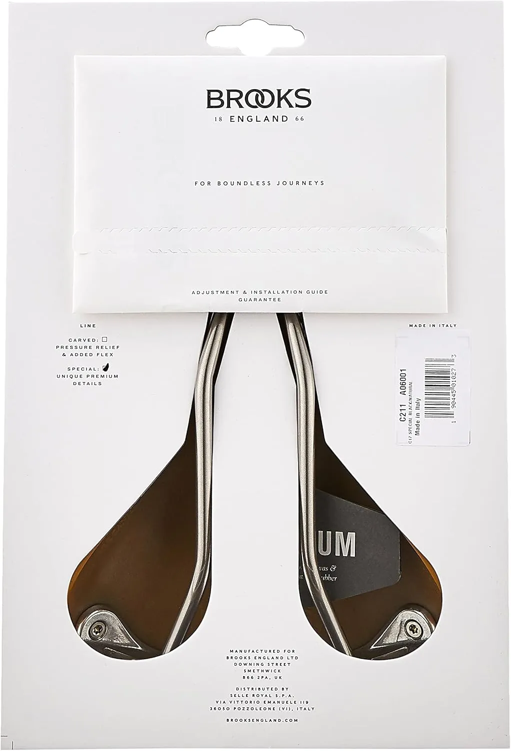 Brooks England Cambium C17, All-Weather, Waterproof Bike Saddle