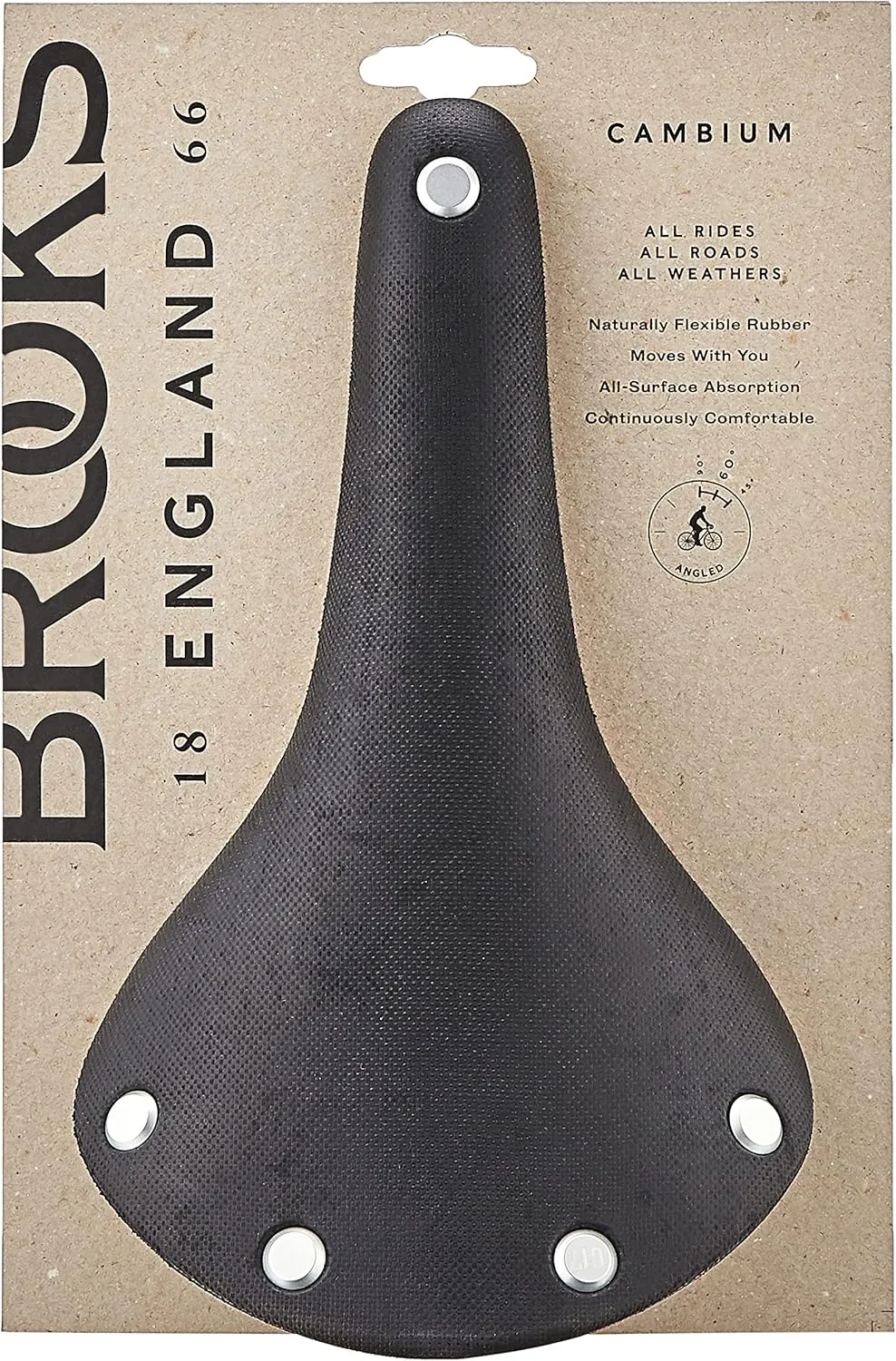 Brooks England Cambium C17, All-Weather, Waterproof Bike Saddle