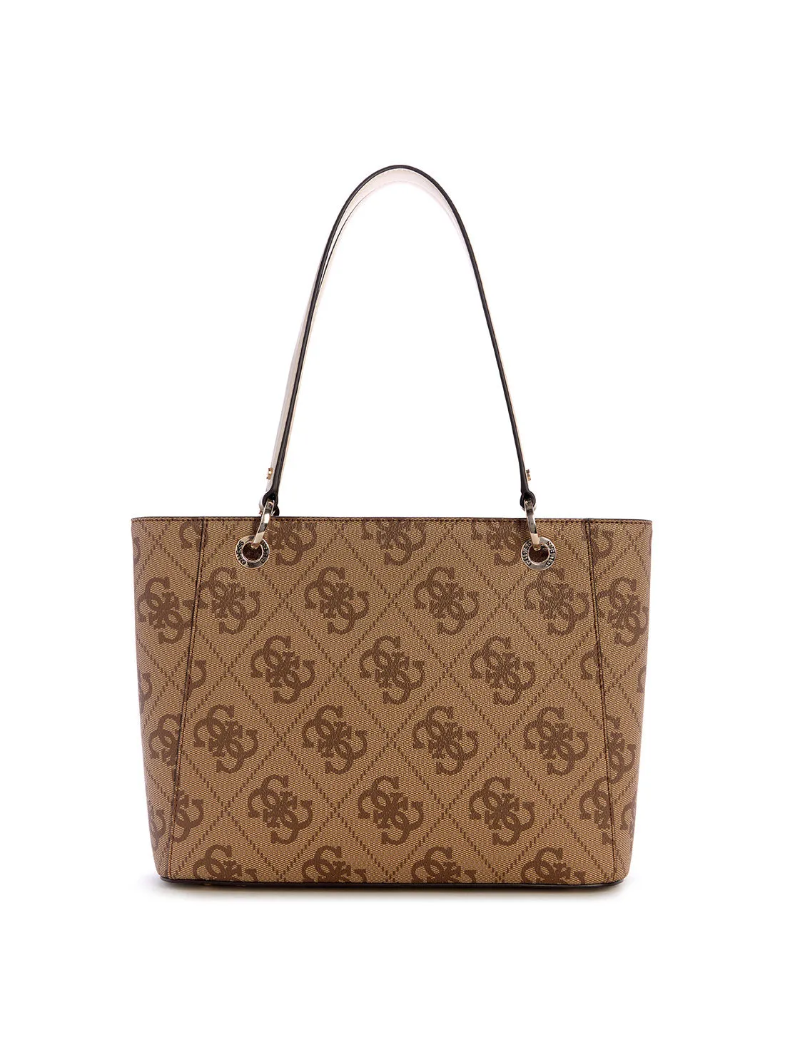 Brown Logo Noelle Small Tote Bag