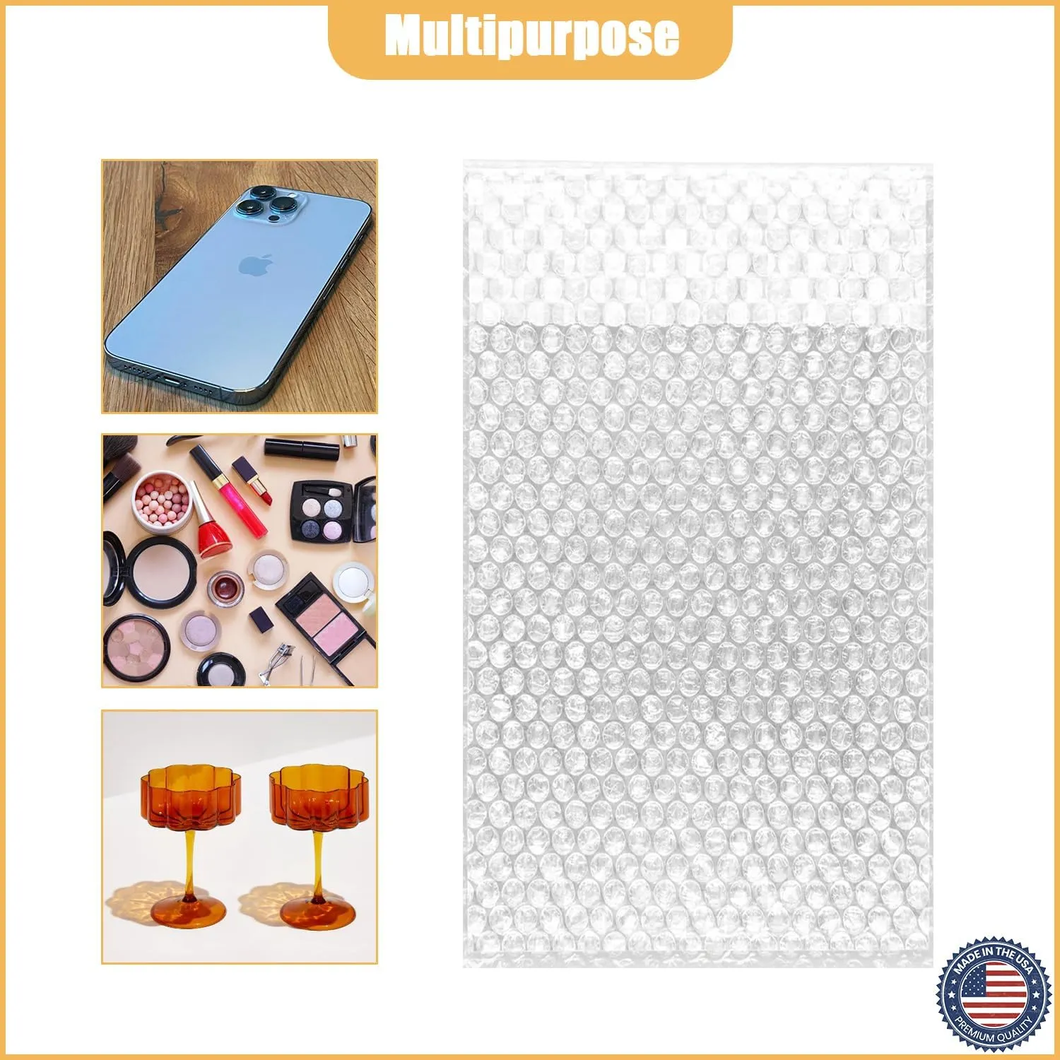 Bubble bag packaging 12x16.5 inch, self-sealing bubble bags, buffer bags, thickened shockproof foam bags for moving, transportation and storage Usable Size 12x15.5 inch(25PCS)