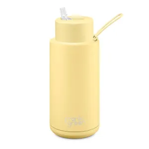 Buttermilk Ceramic Reusable Bottle 34oz/1L - Frank Green