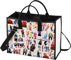BWWKTOP Musical Character Tote Bag Theater Shoulder Bag Musical Merchandise