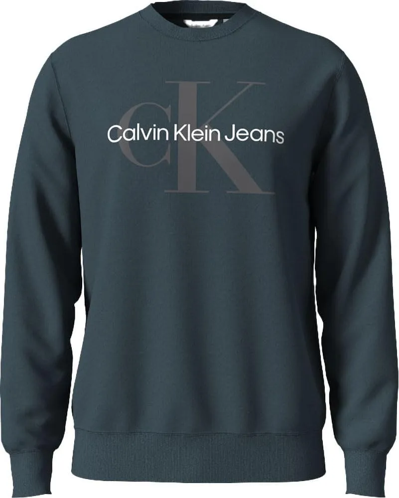Calvin Klein Men's Monogram Logo Crewneck Sweatshirt