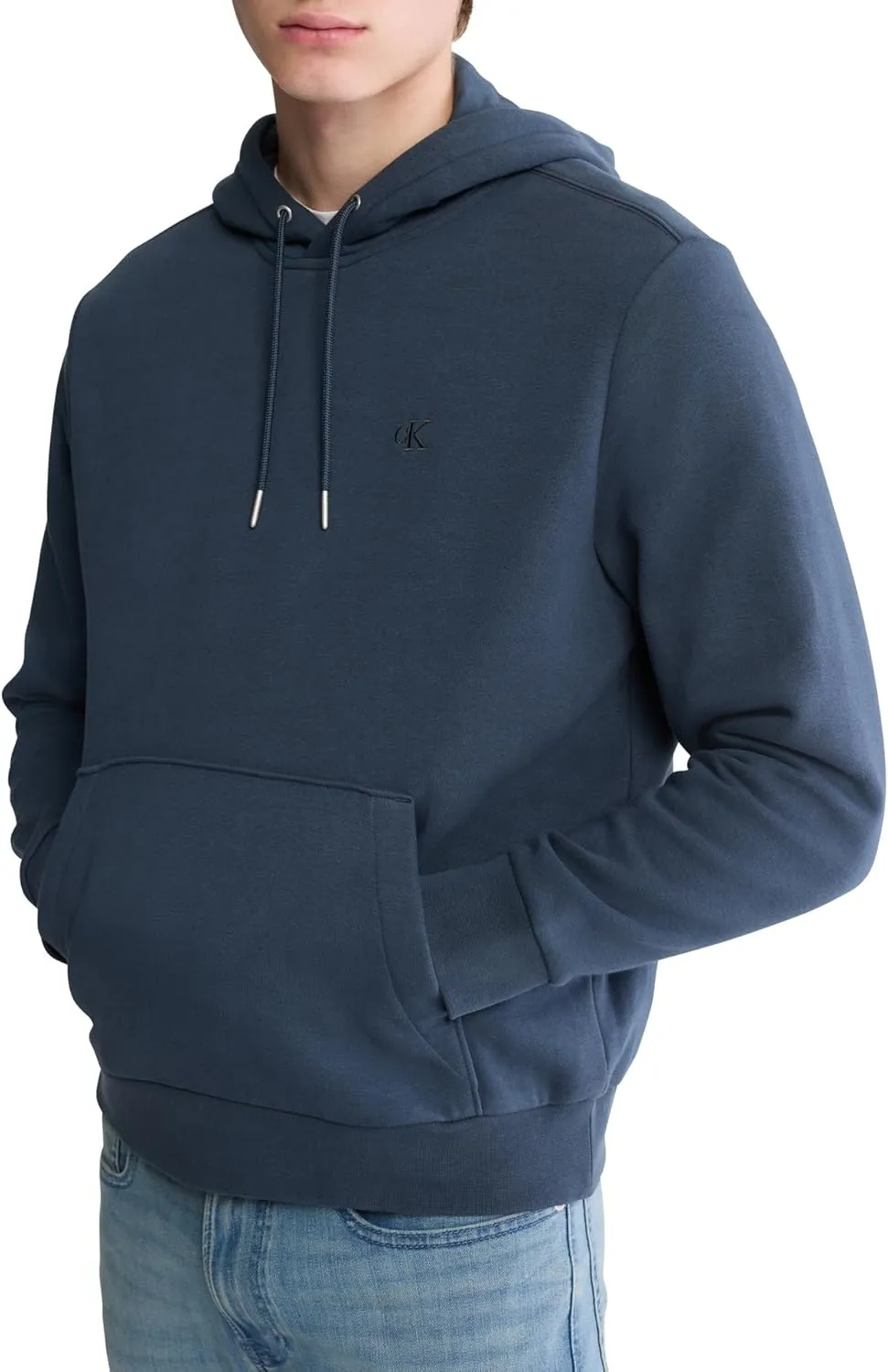 Calvin Klein Men's Monogram Logo Fleece Hoodie