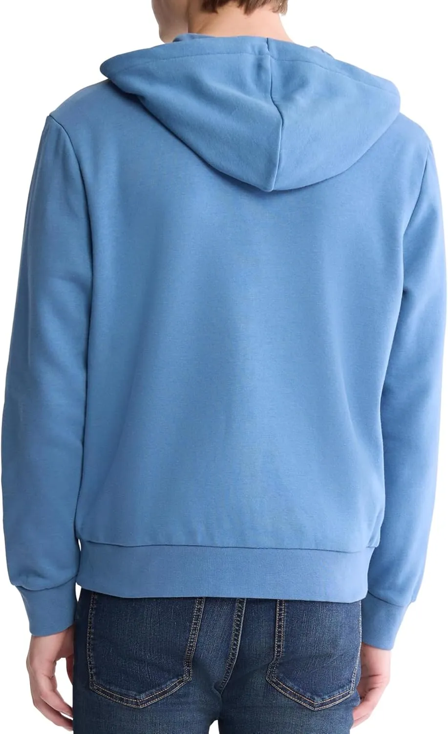Calvin Klein Men's Relaxed Fit Archive Logo Fleece Full Zip Hoodie