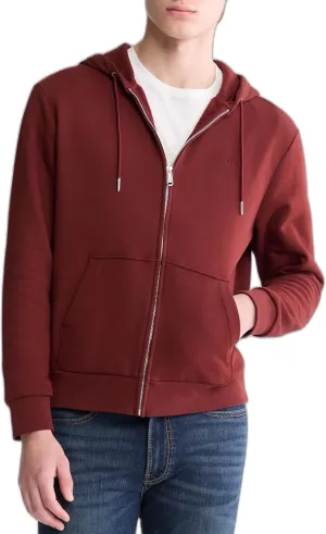 Calvin Klein Men's Relaxed Fit Archive Logo Fleece Full Zip Hoodie