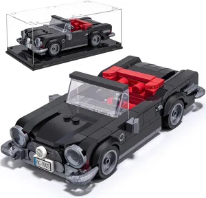 Car Building Set for Adults, Classic Vintage Sports Car Collectible Decor Model Kit with Display Box, Retro Racing Cars Vehicle for Boys Ages 8-14, 12-16 (324 Pieces)