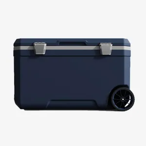 Car Camping Coolers for Audi A1/A2/A3/A4/A5/A6/A7/A8/quattro, Waterproof Portable Cooler, Leak Proof Picnic Insulated Bag, Ultra-Light Premium Ice Chest Box,C-Blue-70L