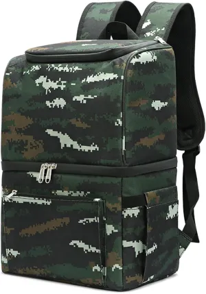 Car Camping Coolers for Audi Q1/Q2/Q3/Q4/Q5/Q6/Q7/Q8/TT, Waterproof Portable Cooler, Leak Proof Picnic Insulated Bag, Ultra-Light Premium Ice Chest Box,F-Rainforest Camouflage