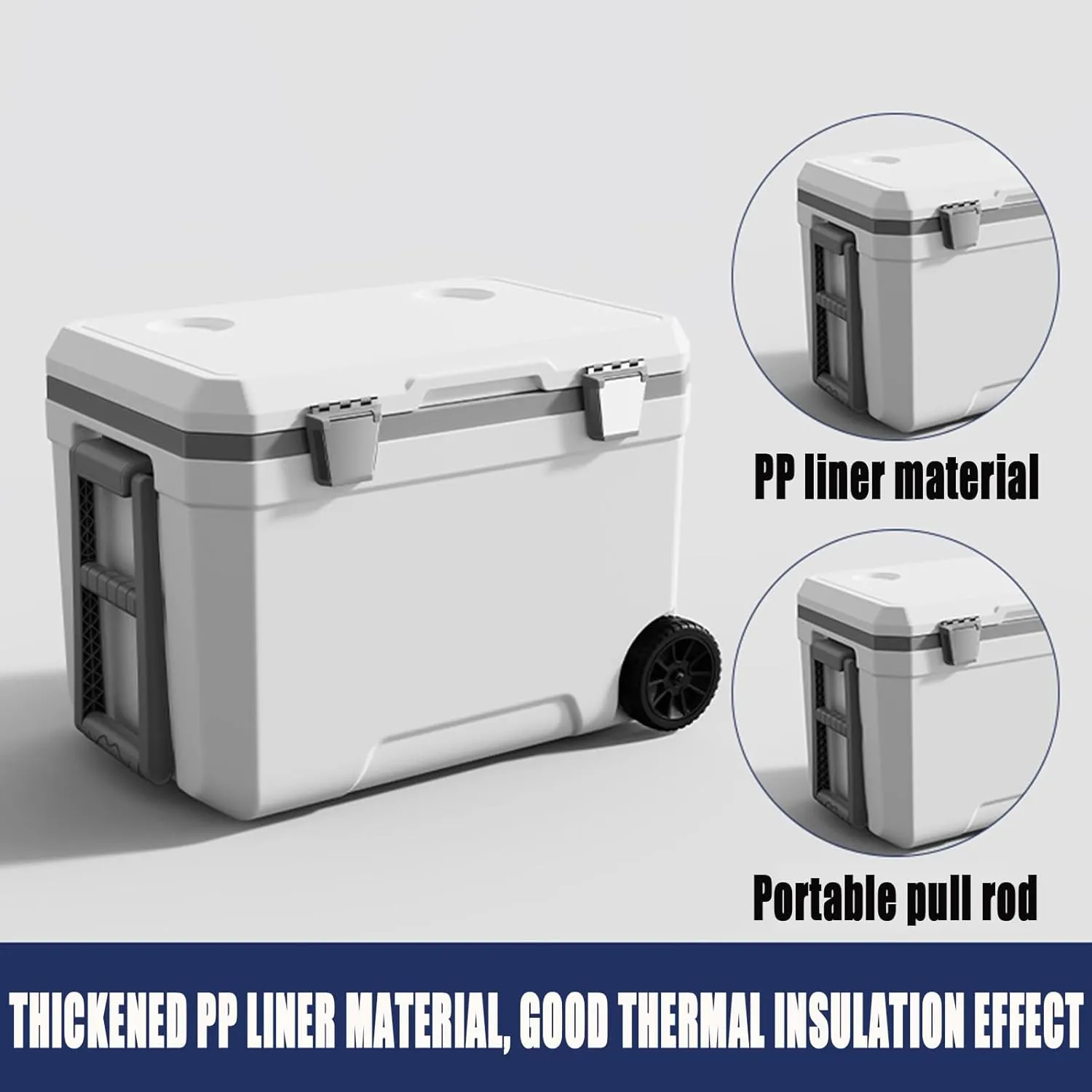 Car Camping Coolers for Isuzu Concept/Como/D-Max/MU-X/N-Series/Panther/Amigo/Aska, Waterproof Portable Cooler, Leak Proof Picnic Insulated Bag, Ultra-Light Premium Ice Chest Box