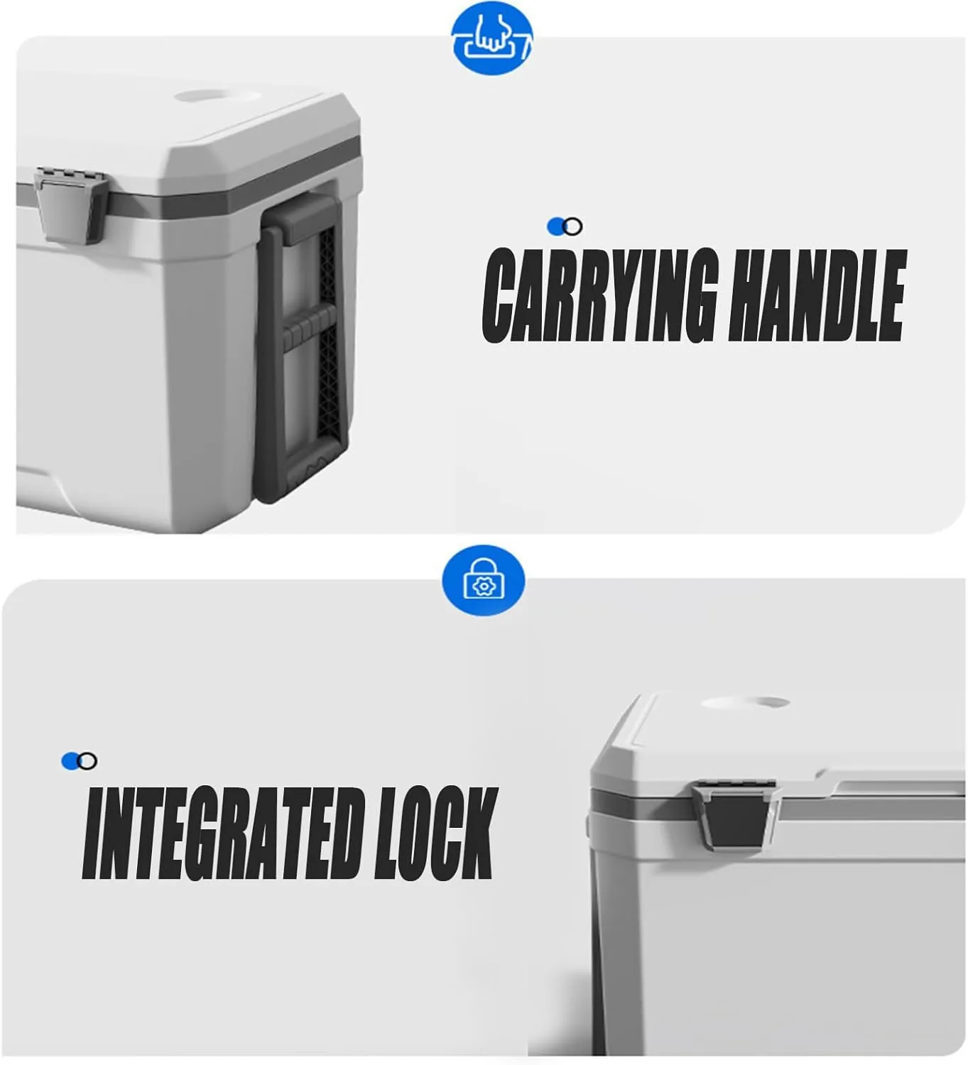 Car Camping Coolers for Isuzu Concept/Como/D-Max/MU-X/N-Series/Panther/Amigo/Aska, Waterproof Portable Cooler, Leak Proof Picnic Insulated Bag, Ultra-Light Premium Ice Chest Box